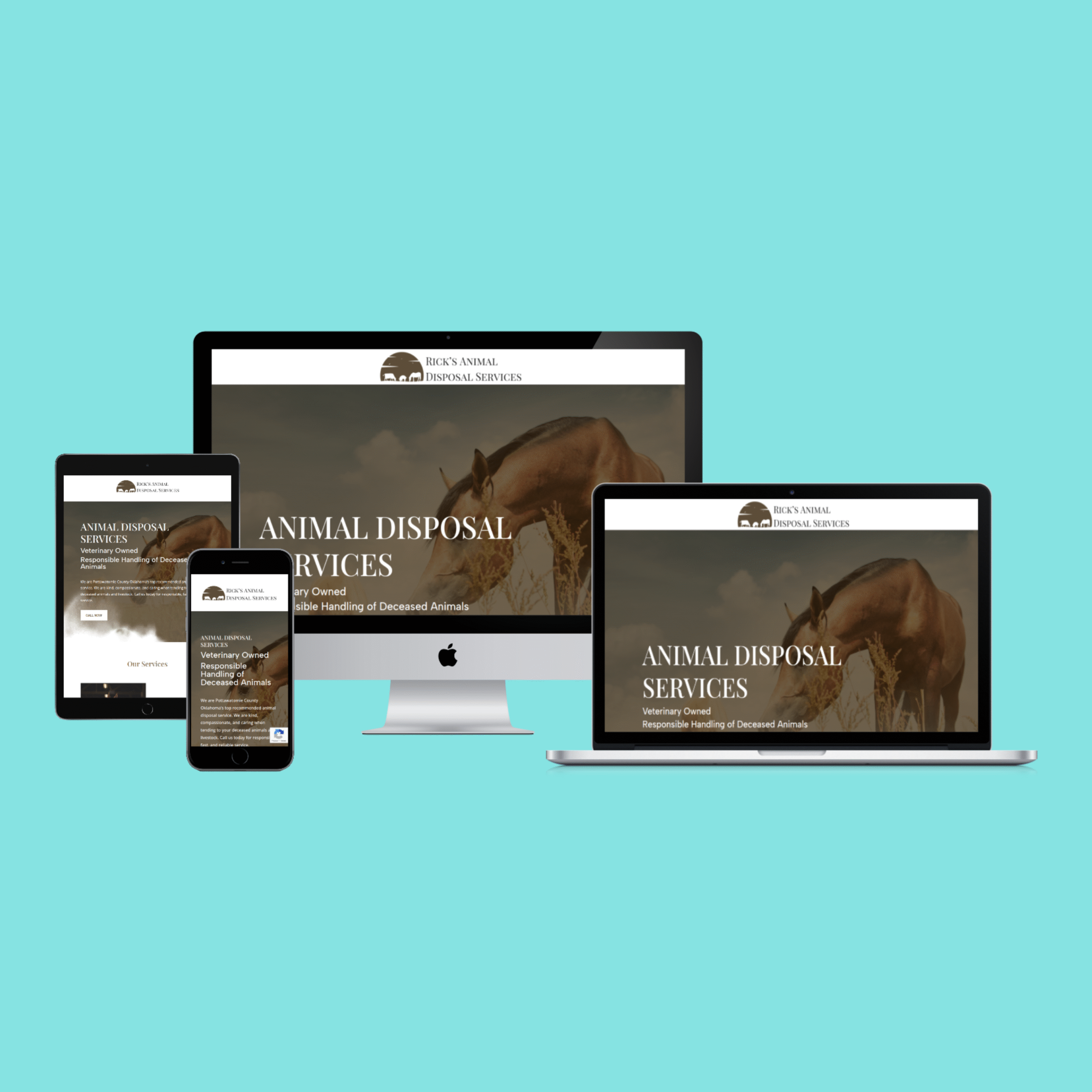 Revive Free Will Baptist Church Responsive Website Mockup Revive Free Will Baptist Church responsive Website shown on 3 different device screens: computer, tablet, and mobile phone.